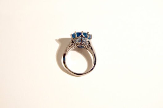 Blue Topaz and Diamond Ring - H.A.R. Jewelry